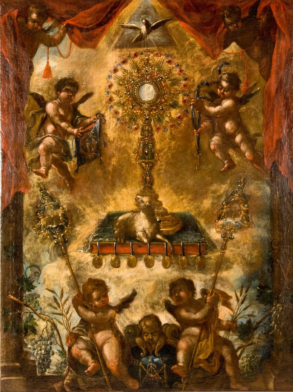 Alegoría de la Eucaristía de Unbekannt Unbekannt