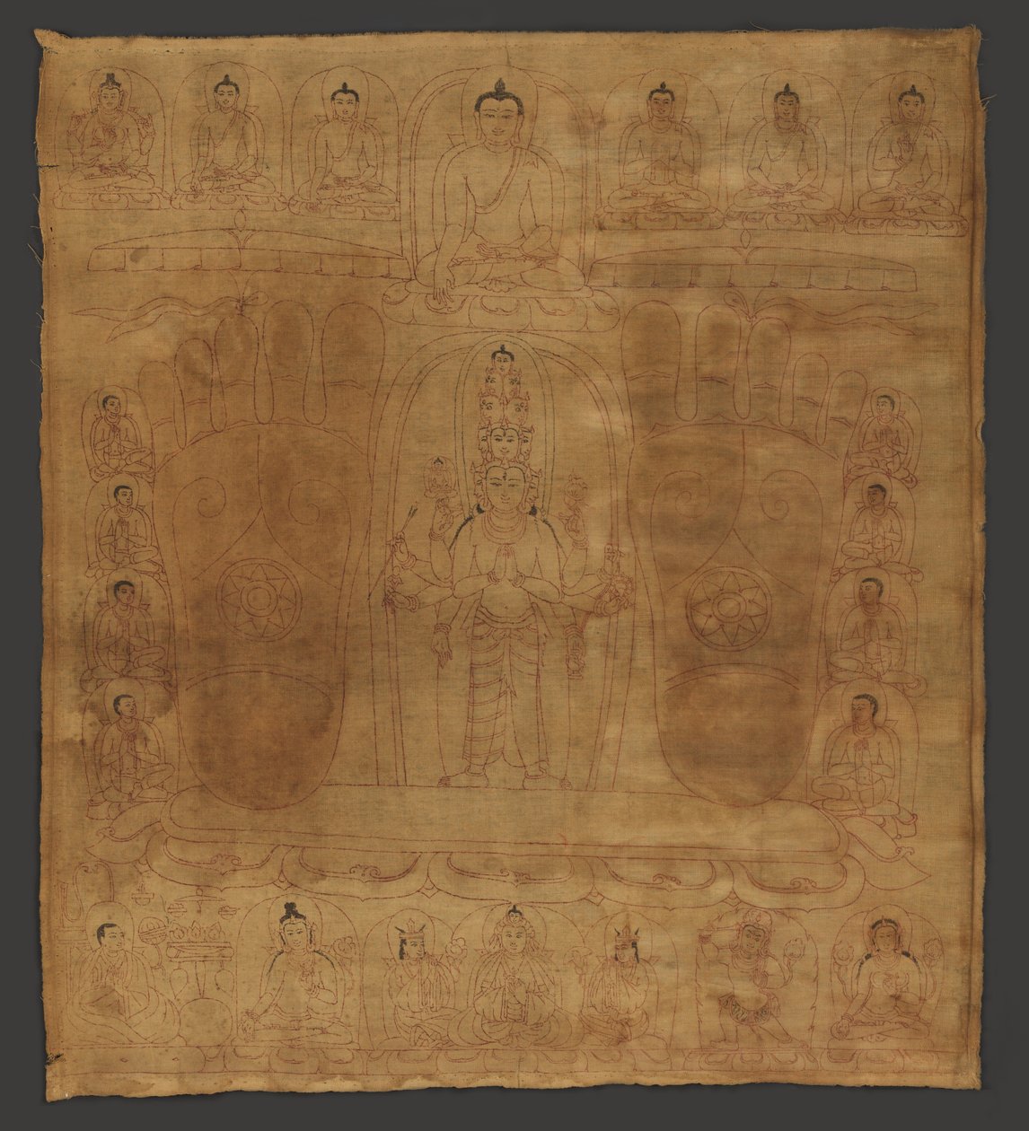 Bodhisattva Avalokiteshvara en la tradición del Rey Srongtsen Gampo de Unbekannt Unbekannt