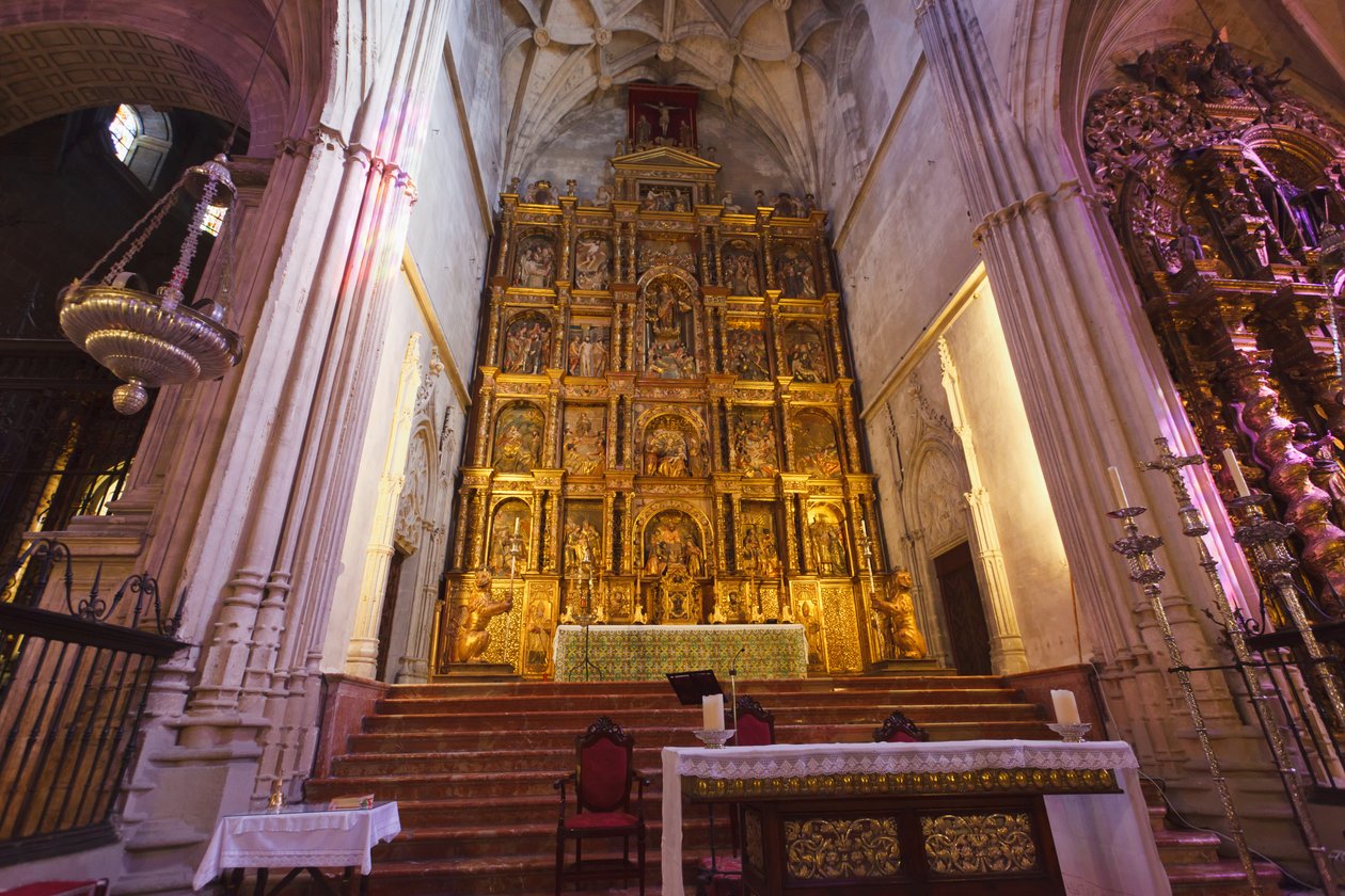 Carmona, provincia de Sevilla, España. Interior de la Prioral de Santa María. Priorato de Santa María. de Unbekannt Unbekannt