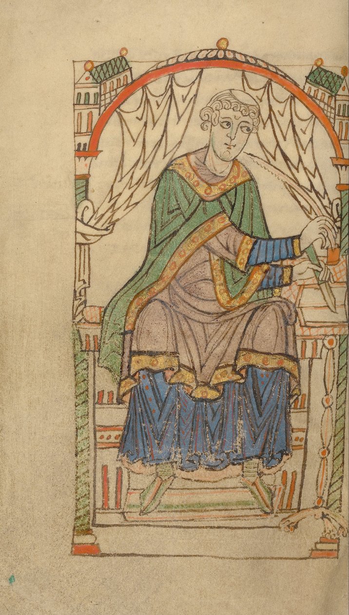 Eadmer de Canterbury escribiendo de Unbekannt Unbekannt