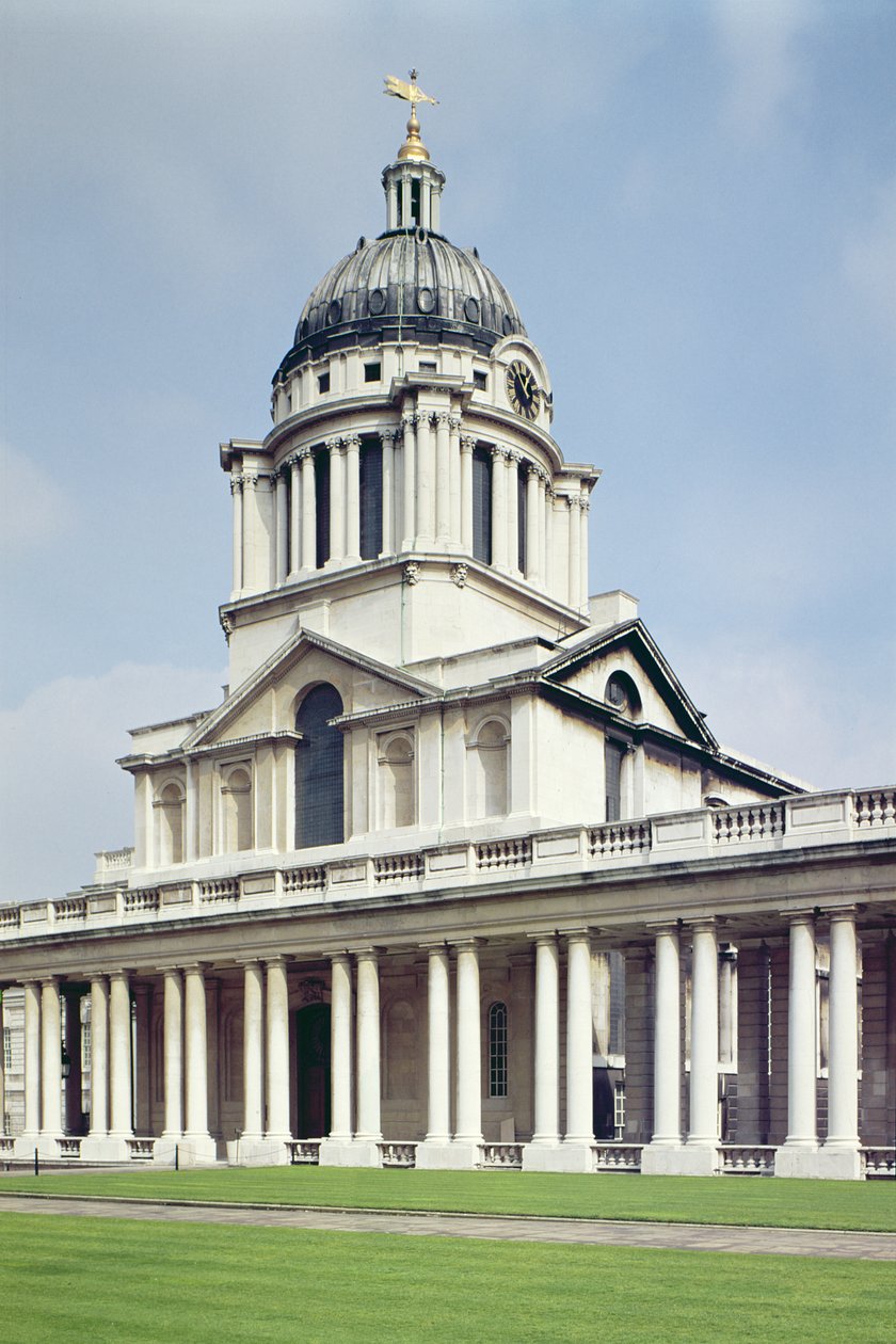 Exterior del Salón Pintado, Antiguo Colegio Naval Real, Greenwich, Londres de Unbekannt Unbekannt