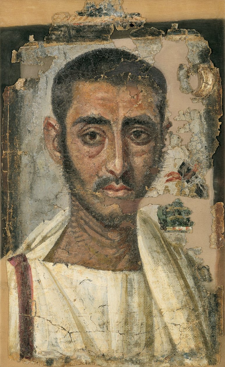 Retrato funerario de un hombre de Unbekannt Unbekannt