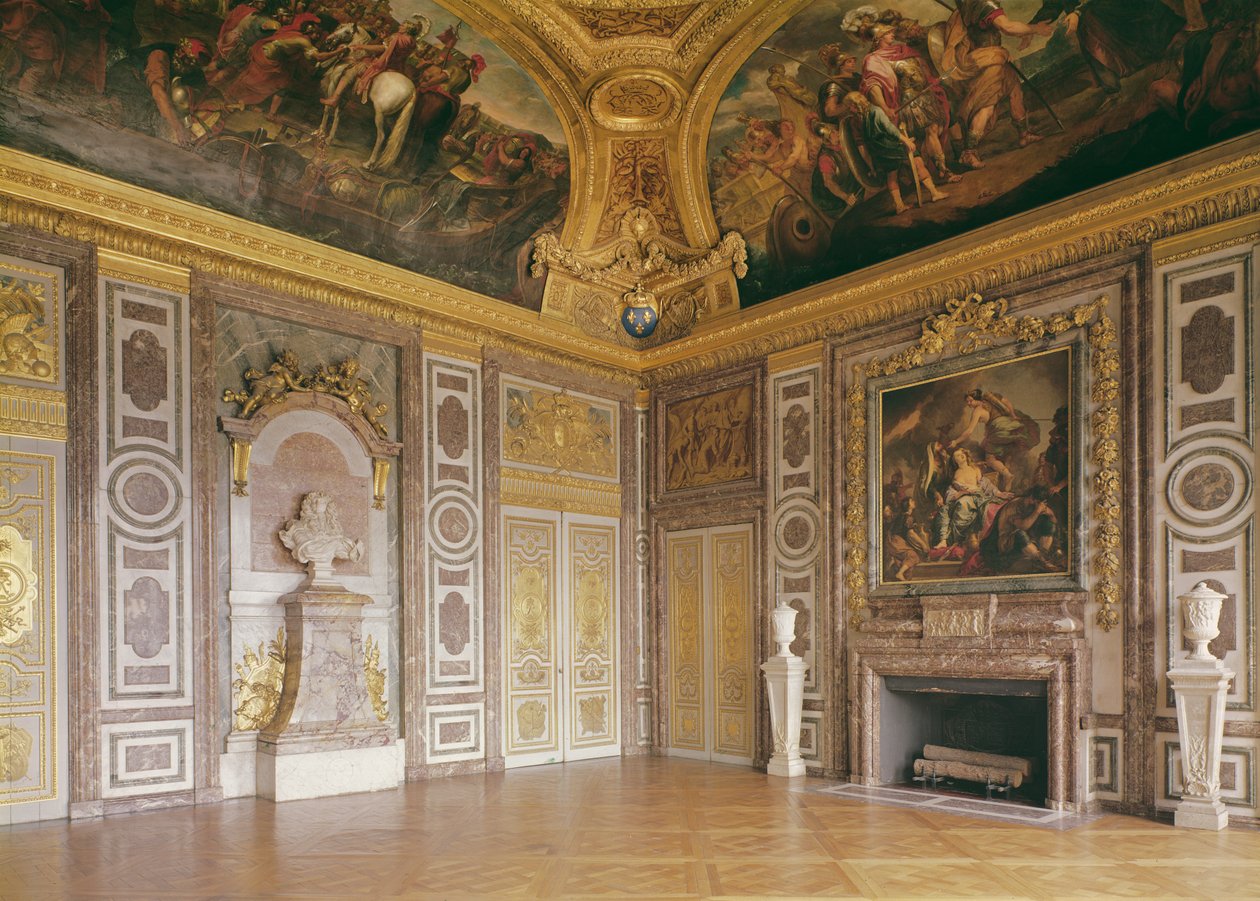 Vista interior del Château de Versailles (el salón de Diana) de Unbekannt Unbekannt