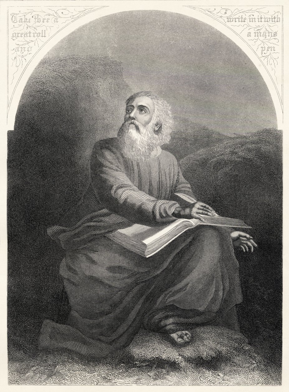 Isaías, grabado por S. Allen, de 