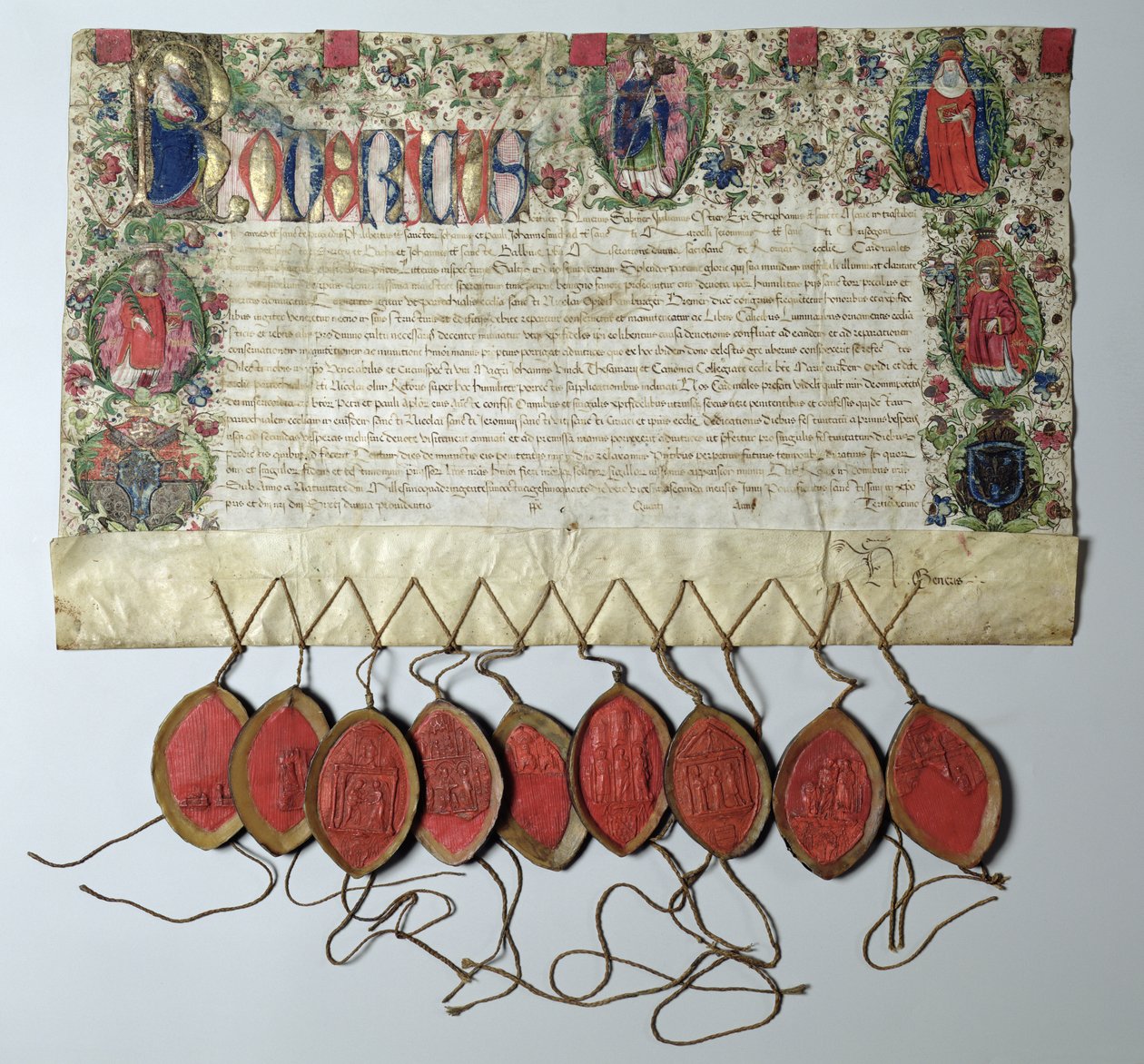 Carta de indulgencia a la Iglesia de San Nicolás, 22 de junio de 1484 de Unbekannt Unbekannt