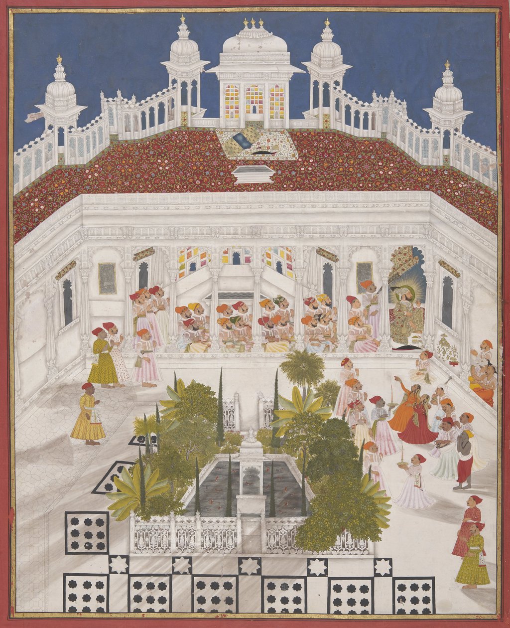 M Ari Singh realiza Puja en Amar Vilas de Unbekannt Unbekannt