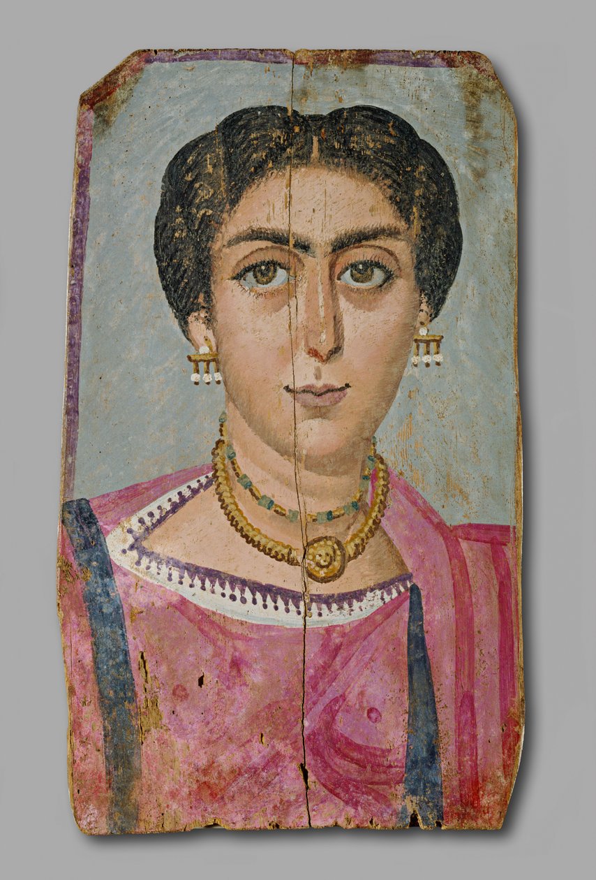 Retrato de momia- Mujer con collar de Unbekannt Unbekannt