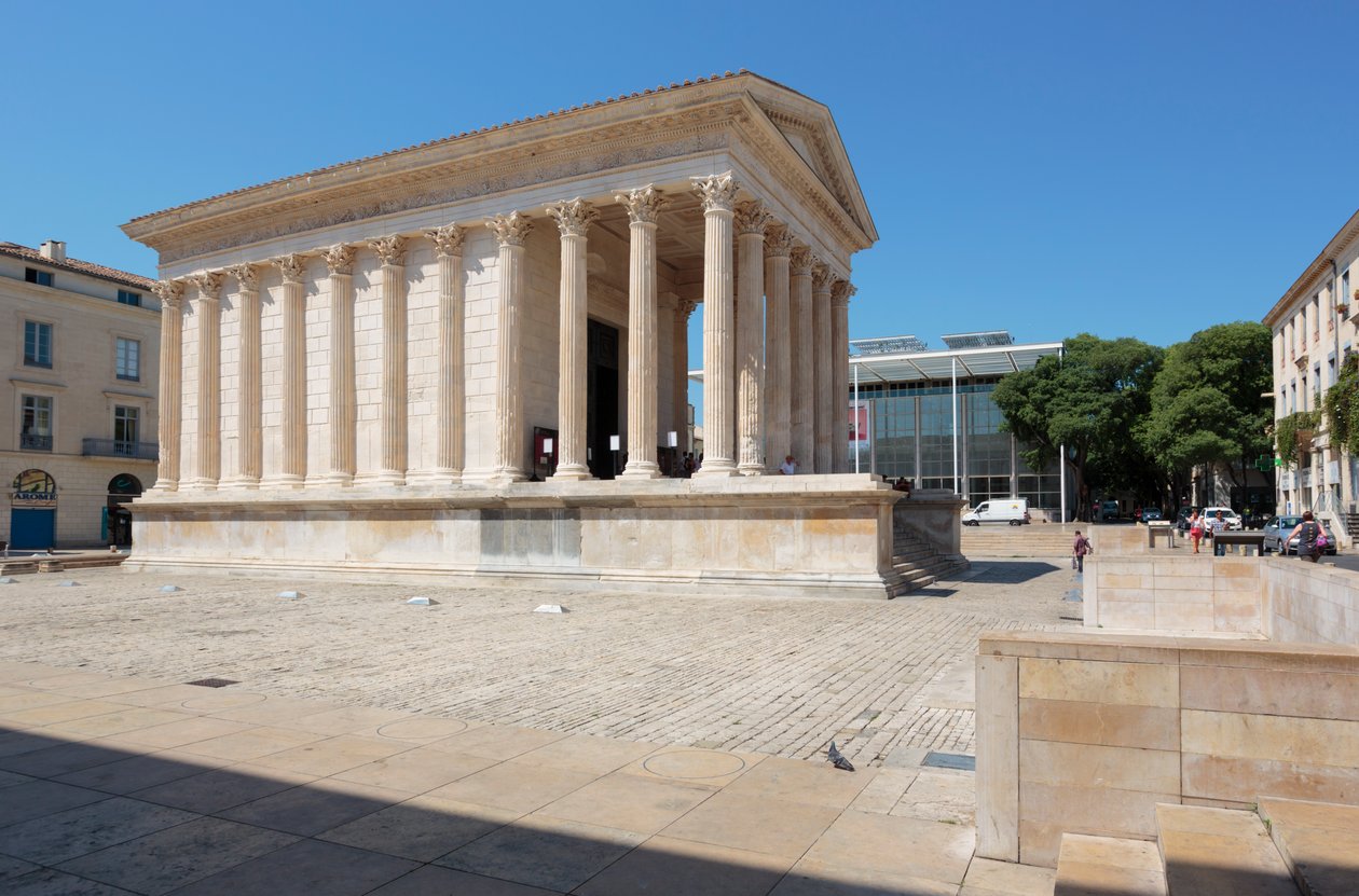 Nimes, Francia. Maison Carrée de Unbekannt Unbekannt