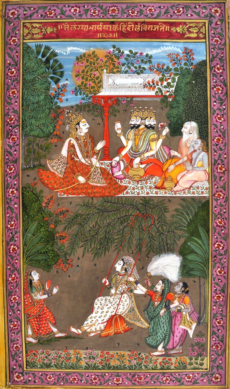 Raga Hindola con Ragini Telangi-Basado en el modo musical clásico indio de Unbekannt Unbekannt