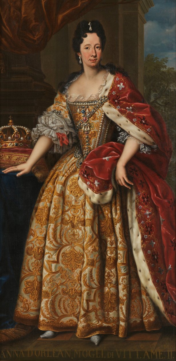 Retrato de Ana de Orleans de Unbekannt Unbekannt