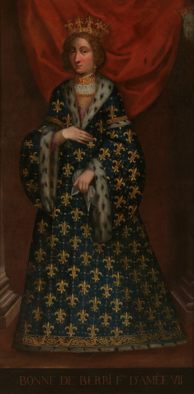 Retrato de Bona de Berry esposa de Amadeo VII de Unbekannt Unbekannt