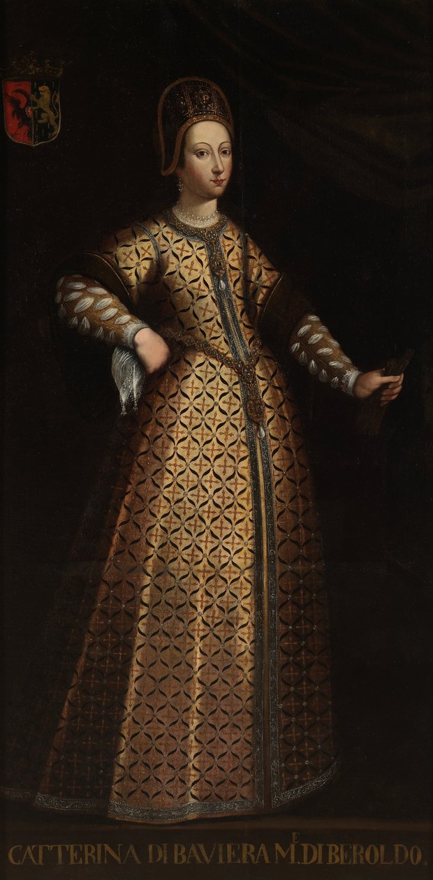 Retrato de Catalina de Baviera, esposa de Beroldo de Unbekannt Unbekannt