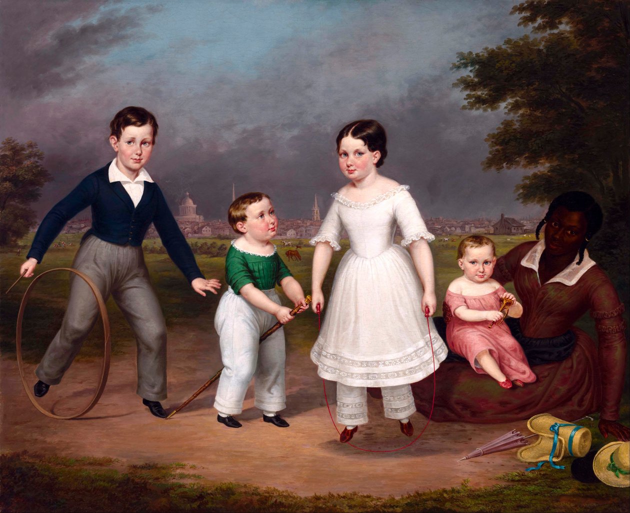 Robert, Calvin, Martha y William Scott y Mila de Unbekannt Unbekannt