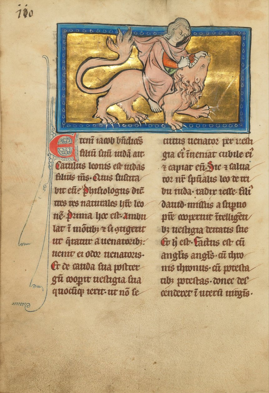 Sansón luchando con un león de Unbekannt Unbekannt