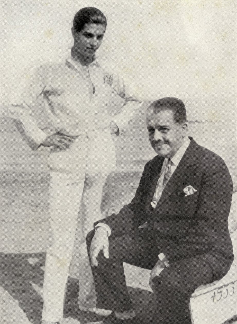 Serge Lifar y Sergei Pavlovich Diaghilev, de 
