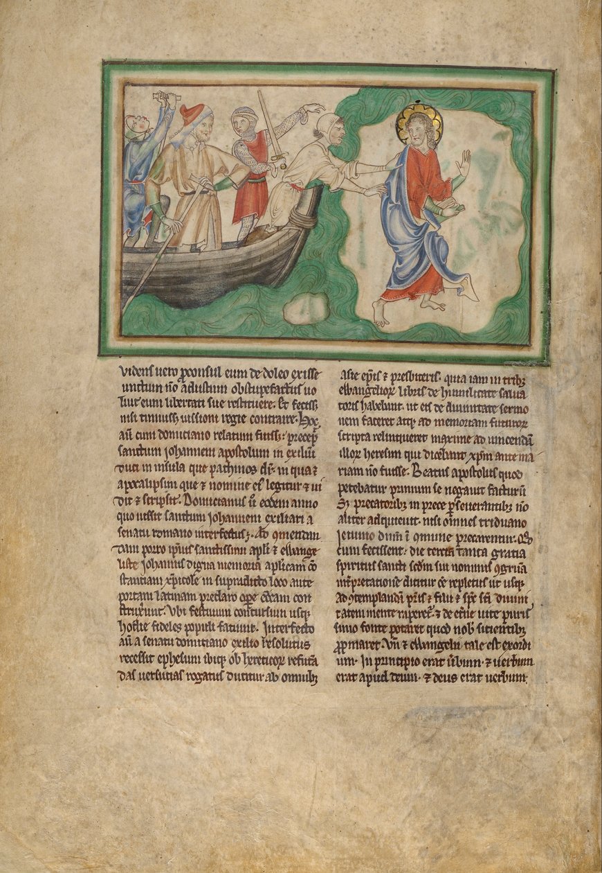 La llegada de San Juan a Patmos de Unbekannt Unbekannt