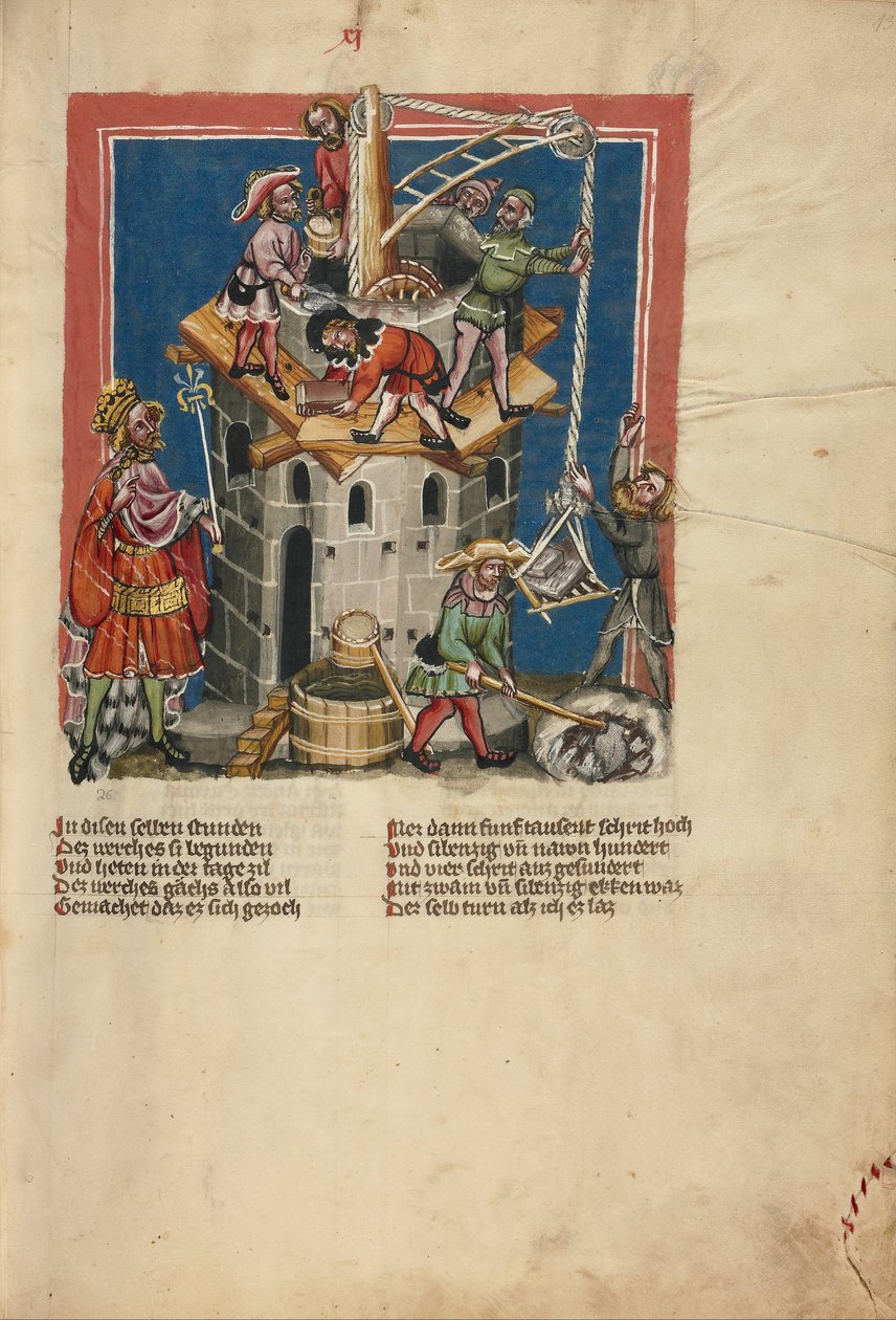 La construcción de la Torre de Babel de Unbekannt Unbekannt