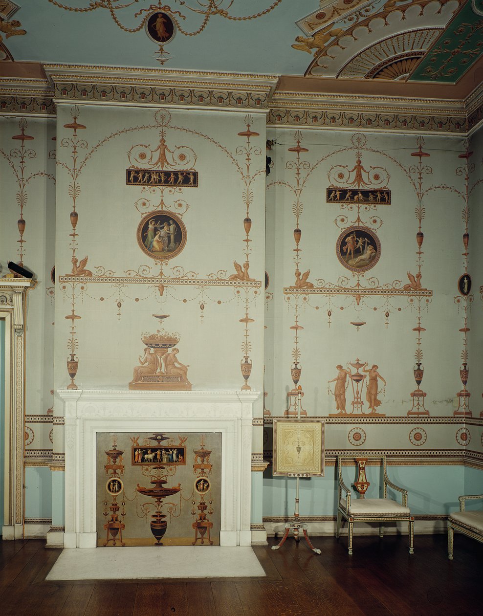 La Sala Etrusca, Osterley Park, Middlesex de Unbekannt Unbekannt