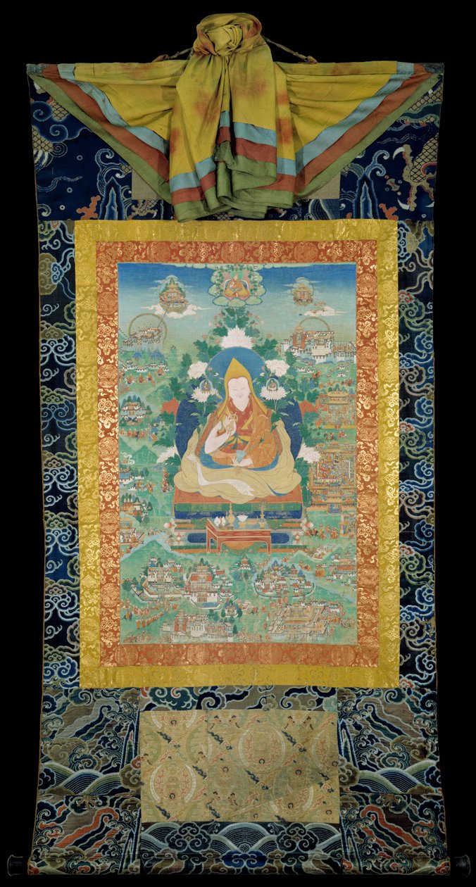 El descenso del Quinto Dalai Lama desde las Tierras Puras de Unbekannt Unbekannt