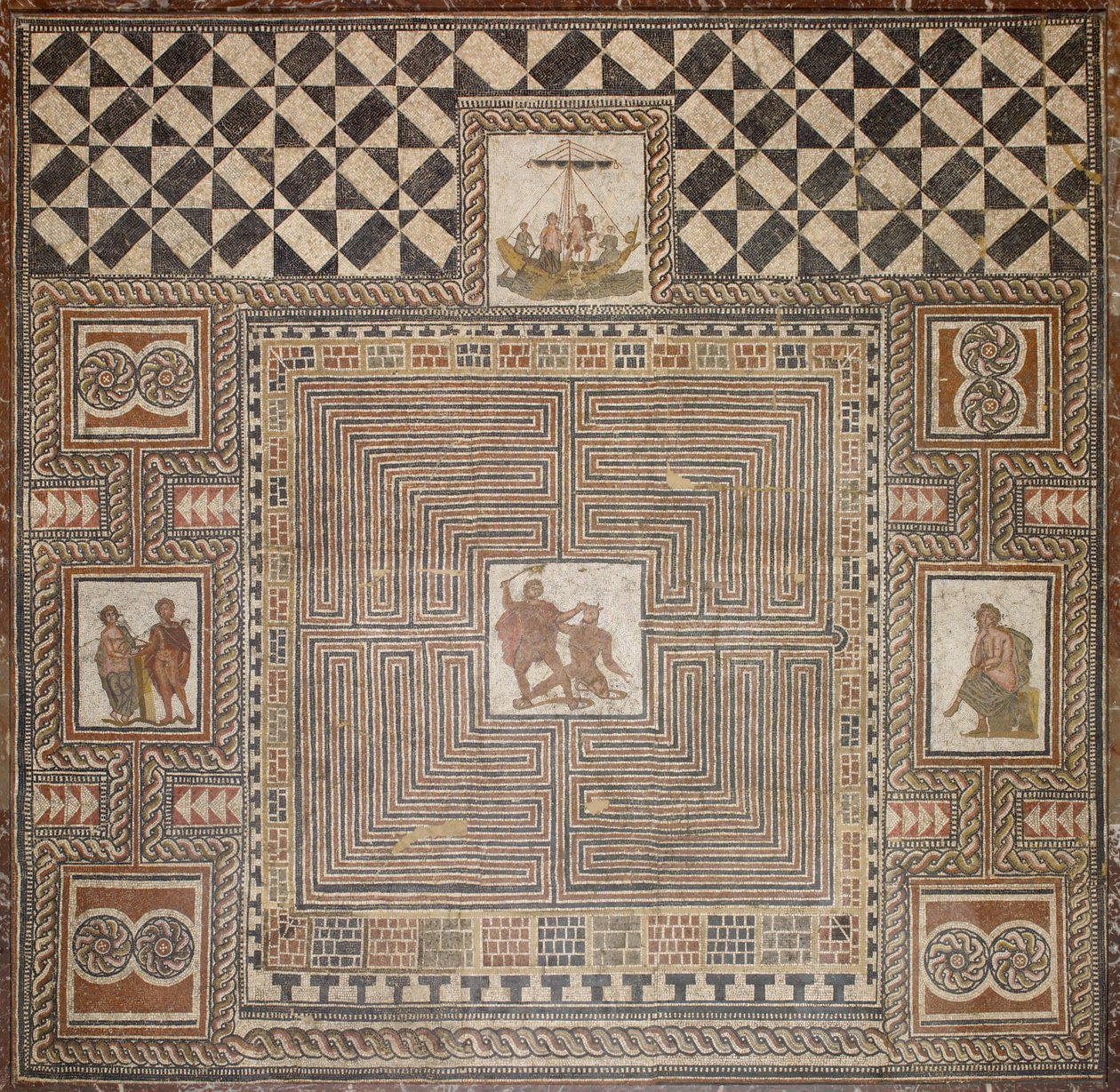 Mosaico de Teseo de Unbekannt Unbekannt