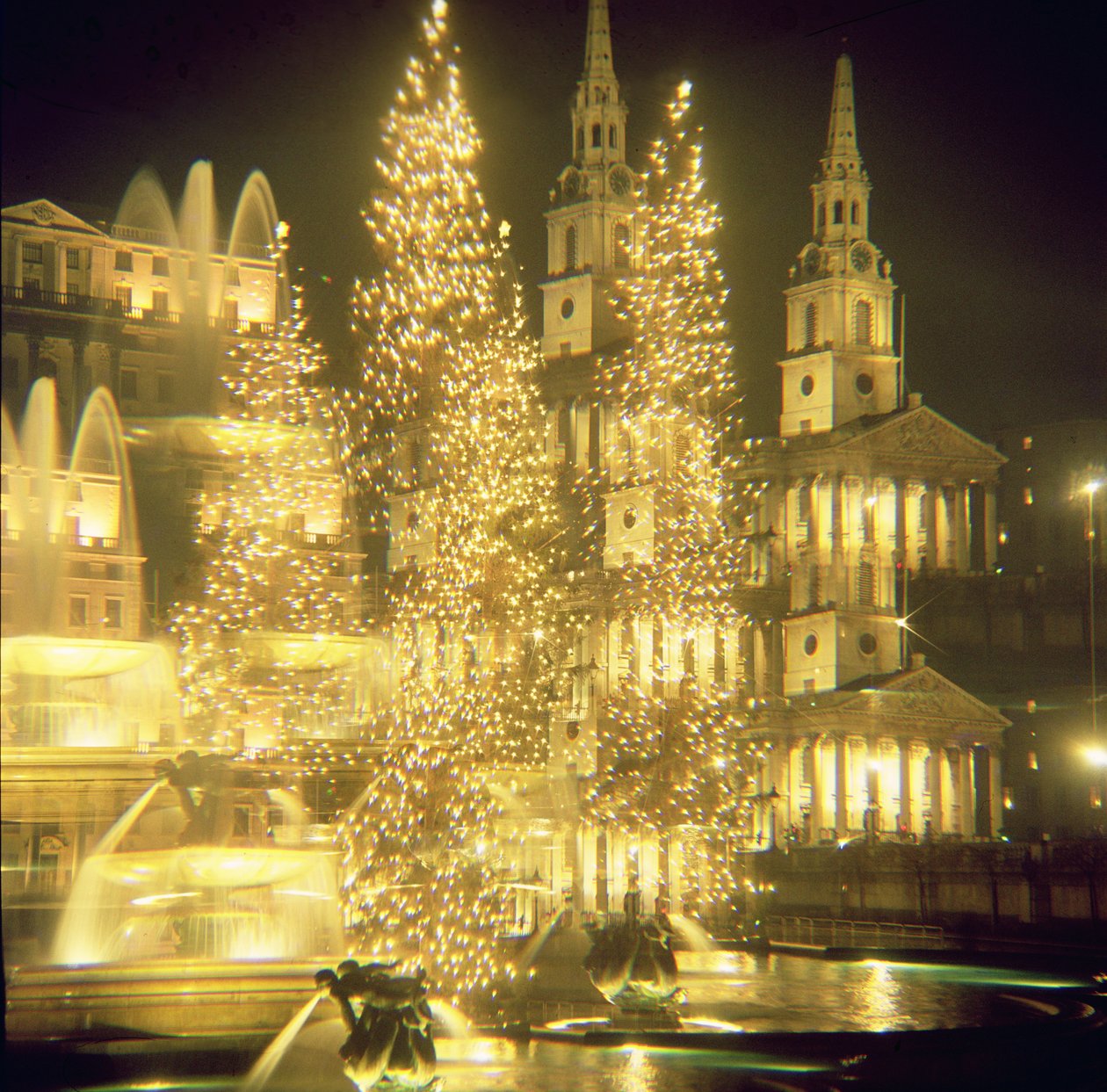 Trafalgar Square, Luces de Navidad de Unbekannt Unbekannt