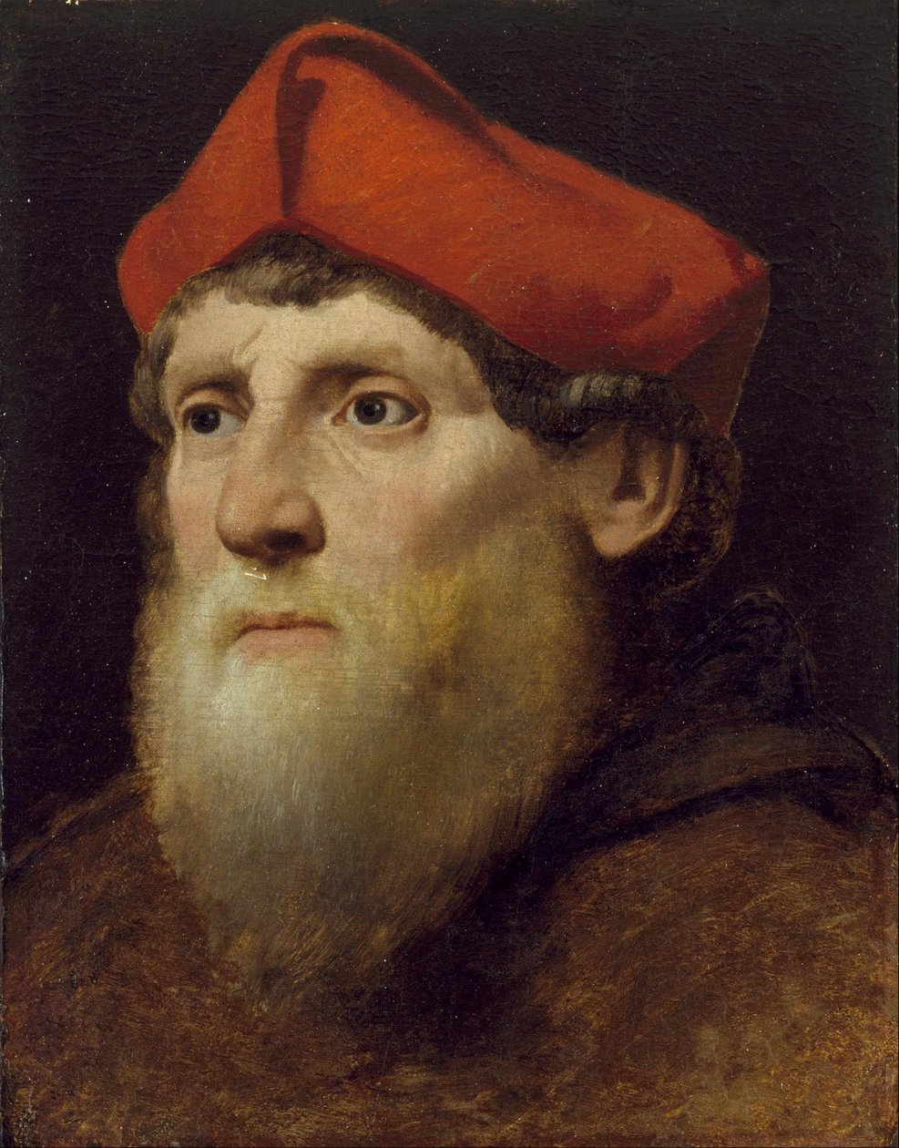 Retrato de un prelado barbudo de Unbekannt Unbekannt