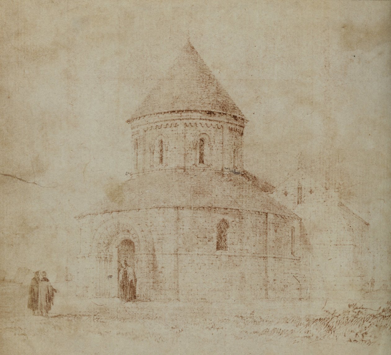 Desconocido, británico - La iglesia del Santo Sepulcro y San Andrés, Cambridge de Unbekannt Unbekannt