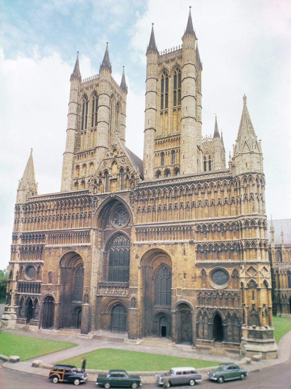 Vista de la Catedral de Lincoln de Unbekannt Unbekannt