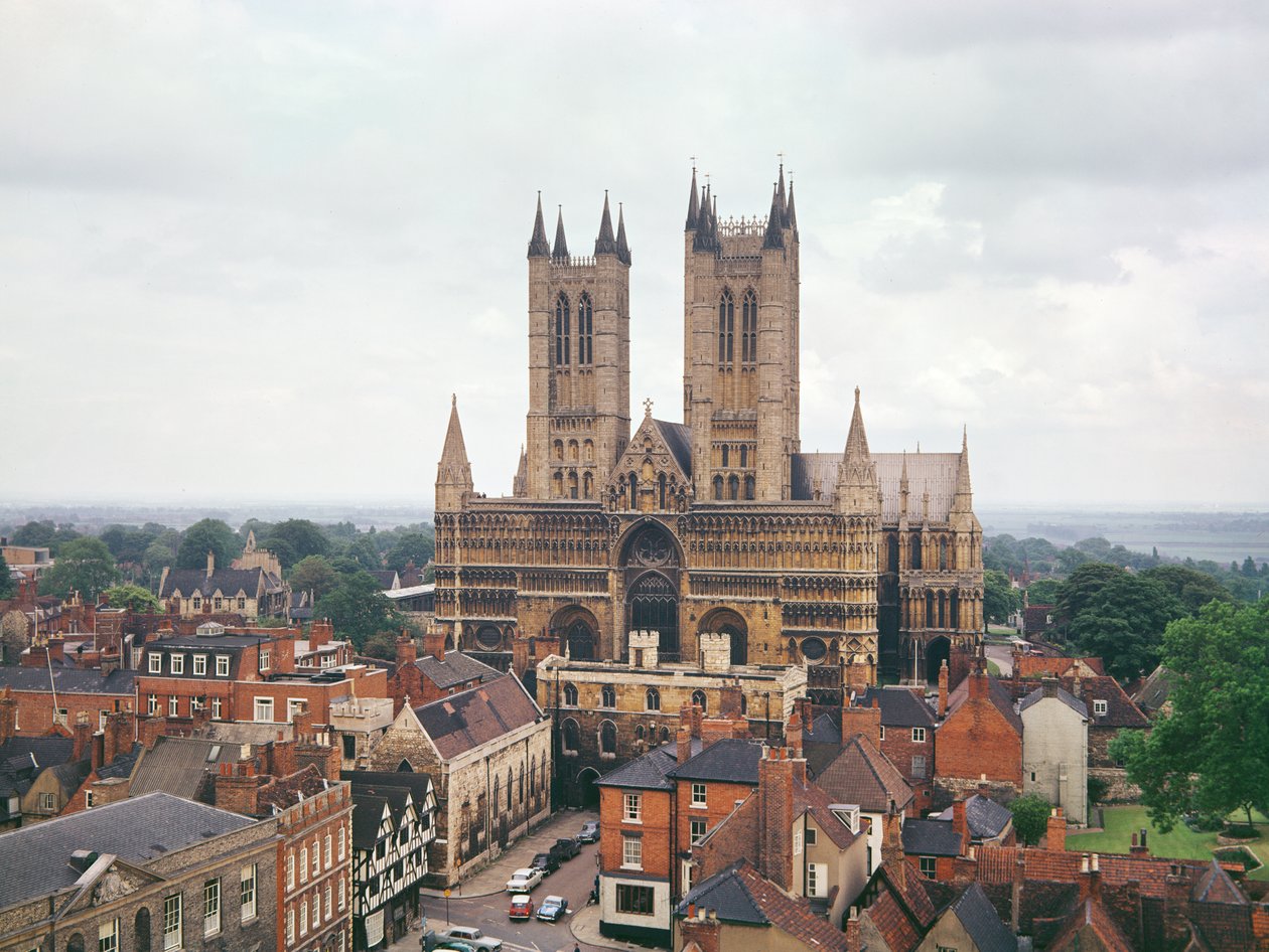 Vista de la Catedral de Lincoln de Unbekannt Unbekannt