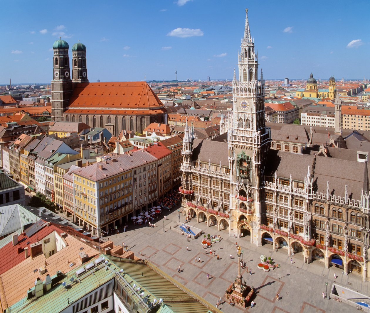 Vista de Marienplatz de Unbekannt Unbekannt