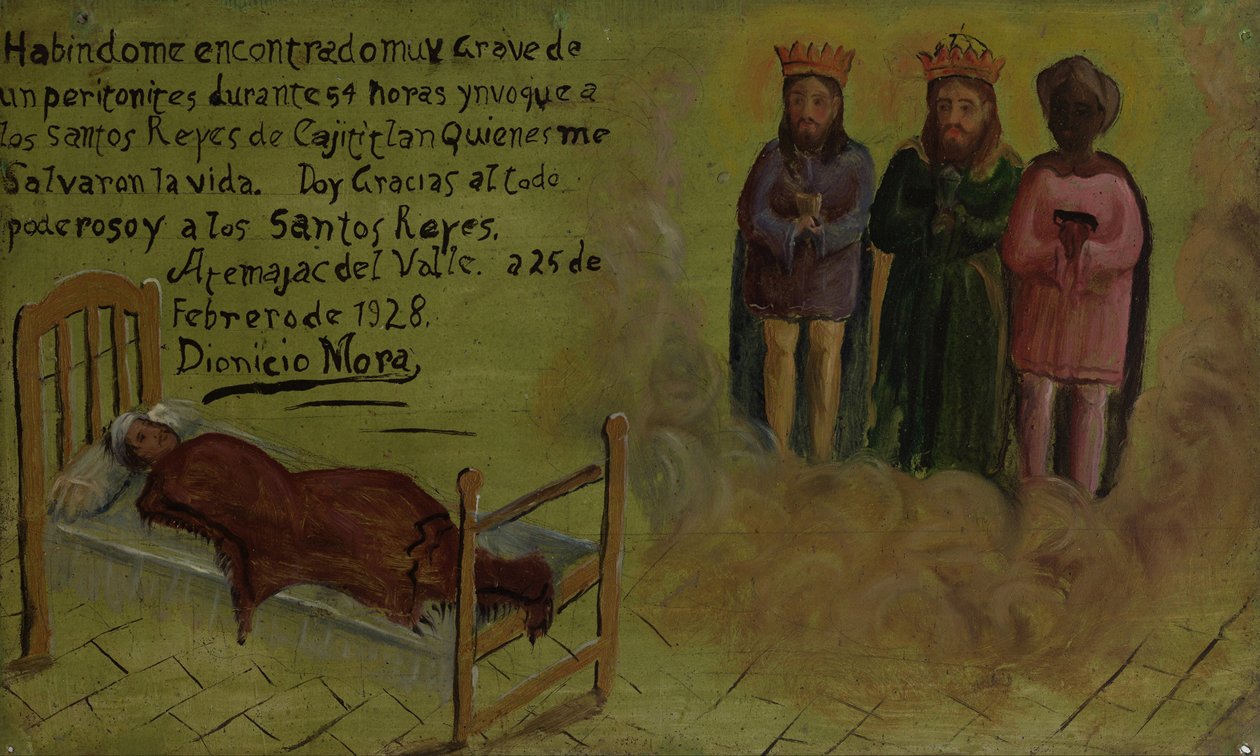 Ofrenda votiva dedicada a los Tres Reyes Sabios de Unbekannt Unbekannt