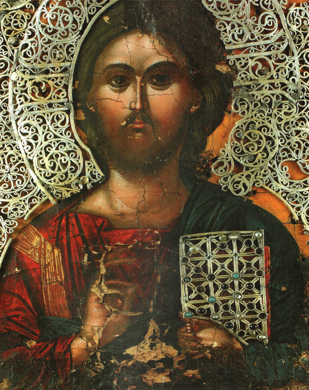 Pantocrátor (parte del díptico de Vatopedi conocido como juguetes de la emperatriz Teodora) de Unbekannt