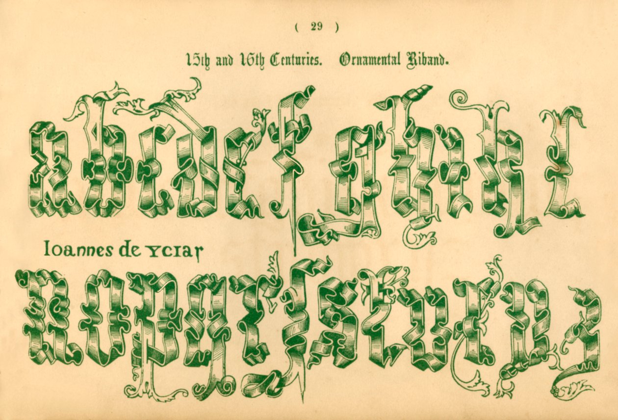 Siglos XV y XVI. Cinta ornamental, 1862 de Unbekannt