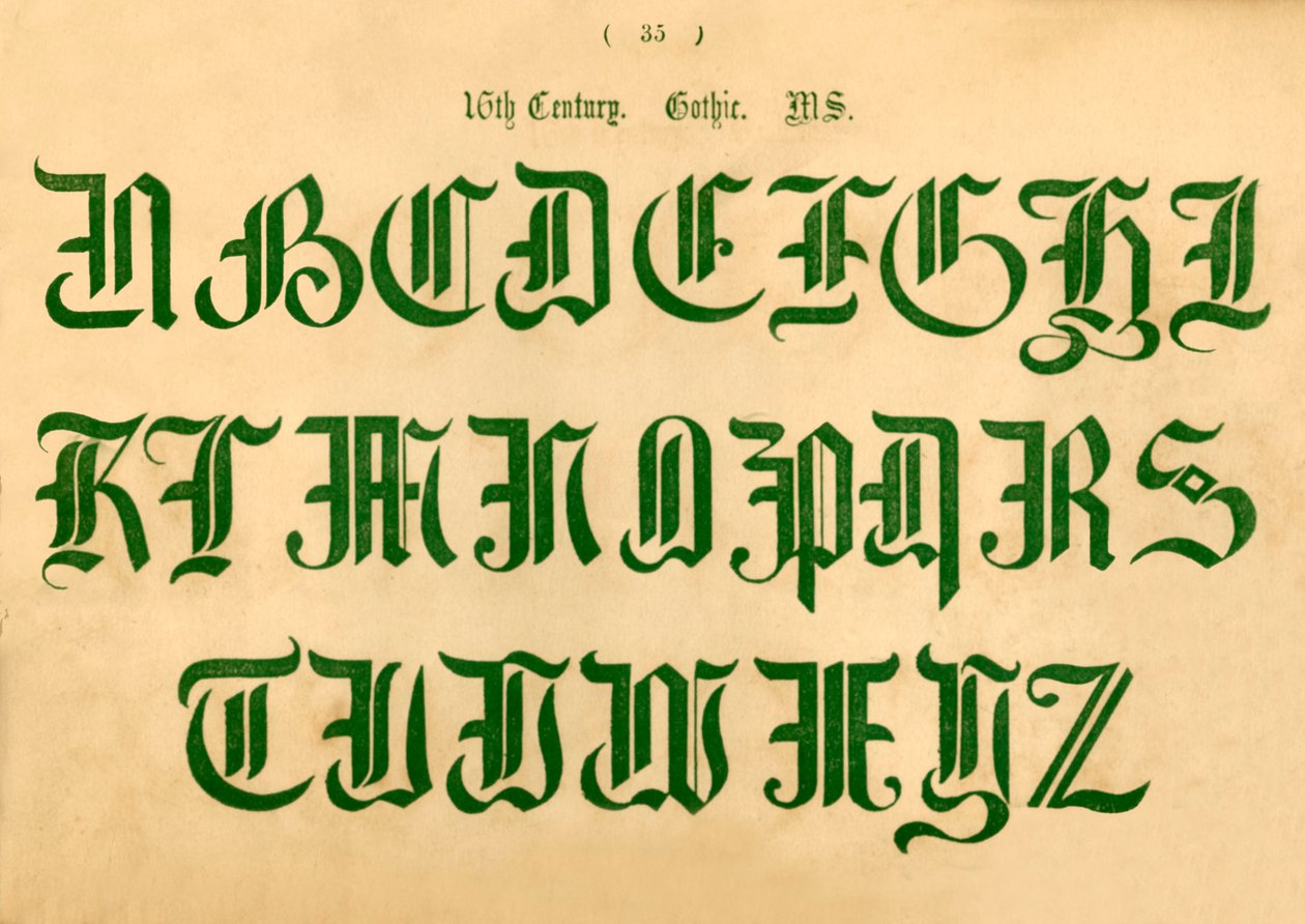 Siglo XVI. Gótico. MS, 1862 de Unbekannt