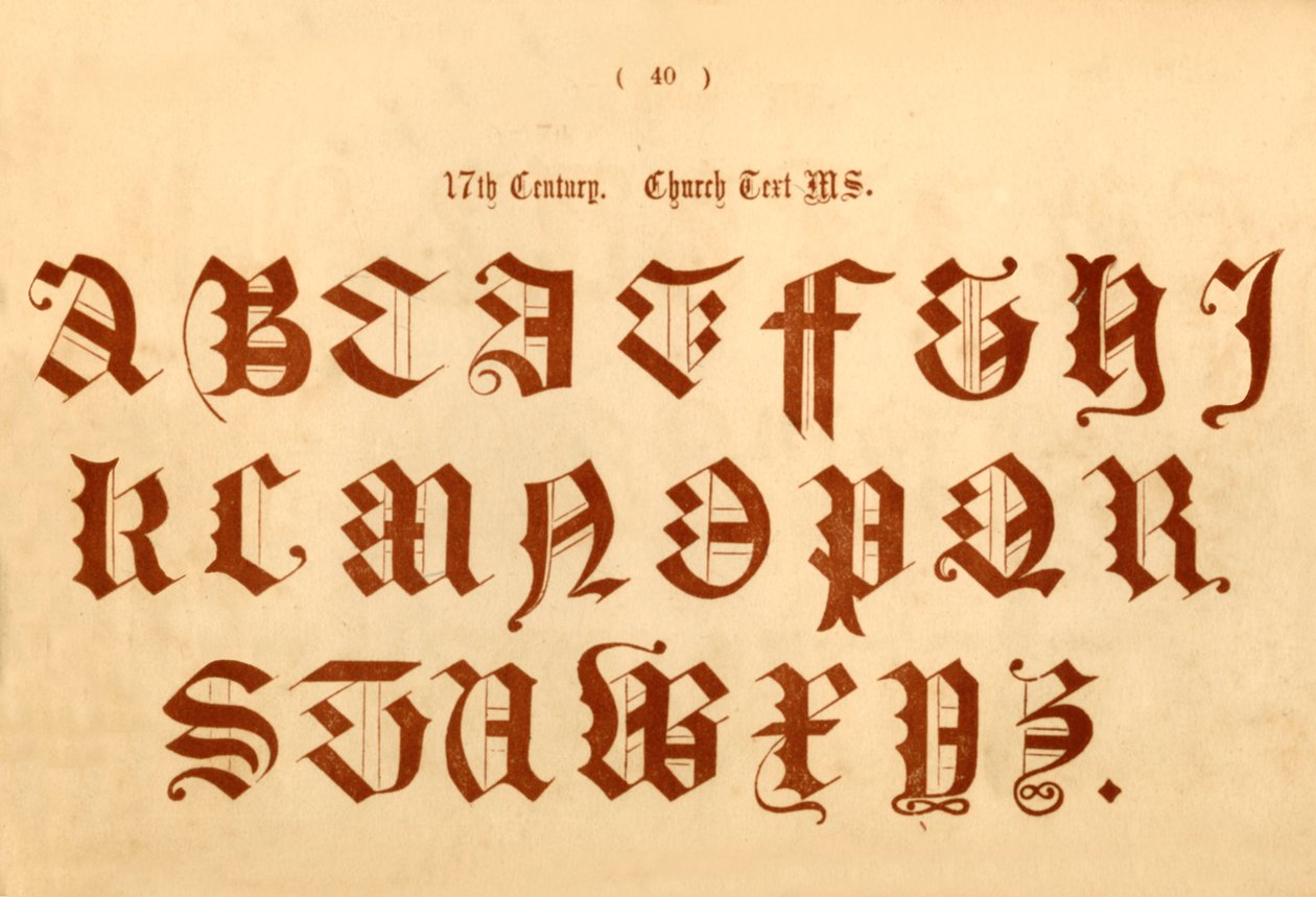 Texto de la iglesia del siglo XVII, 1862 de Unbekannt