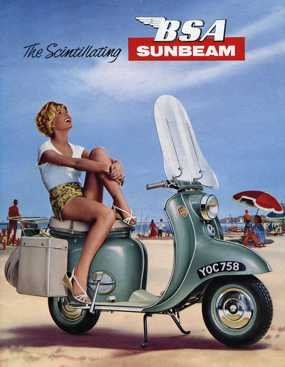 Folleto del Scooter BSA Sunbeam de 1964 de Unbekannt