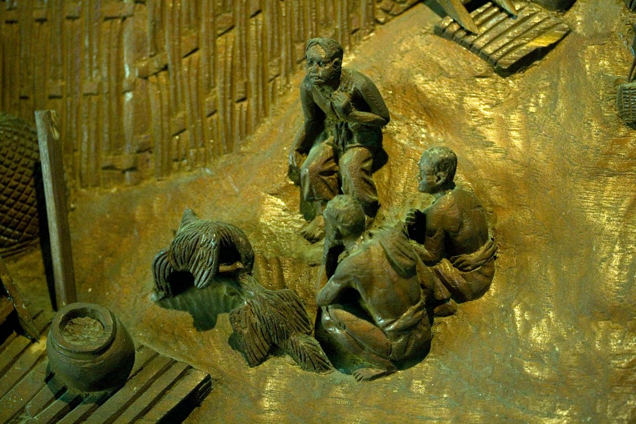 Grabado en madera 3D. Tailandia, 17 de enero de 2007. (foto) de Unbekannt