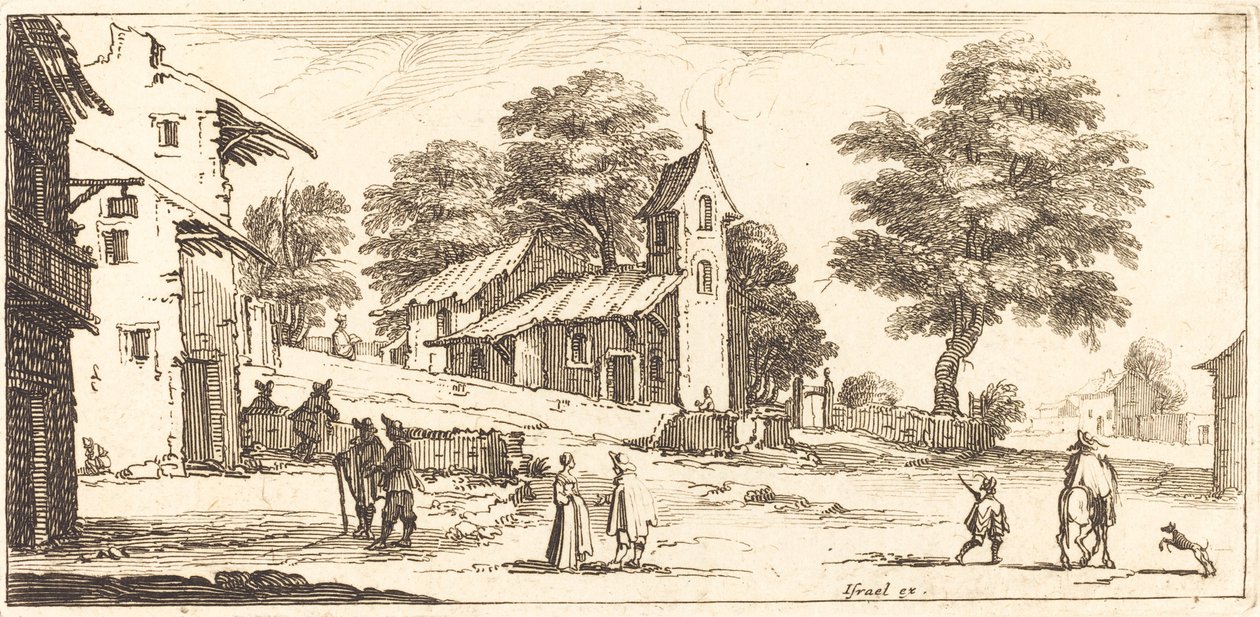 Una iglesia, en o después de 1635 de Unbekannt