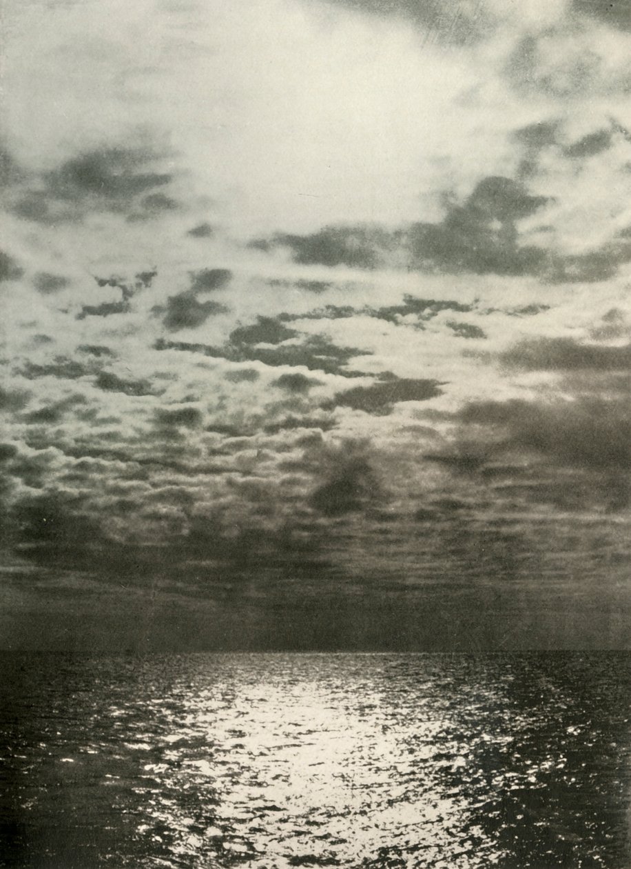 Un efecto de nube antes de que el mar se congelara, c. 1908, 1909 de Unbekannt