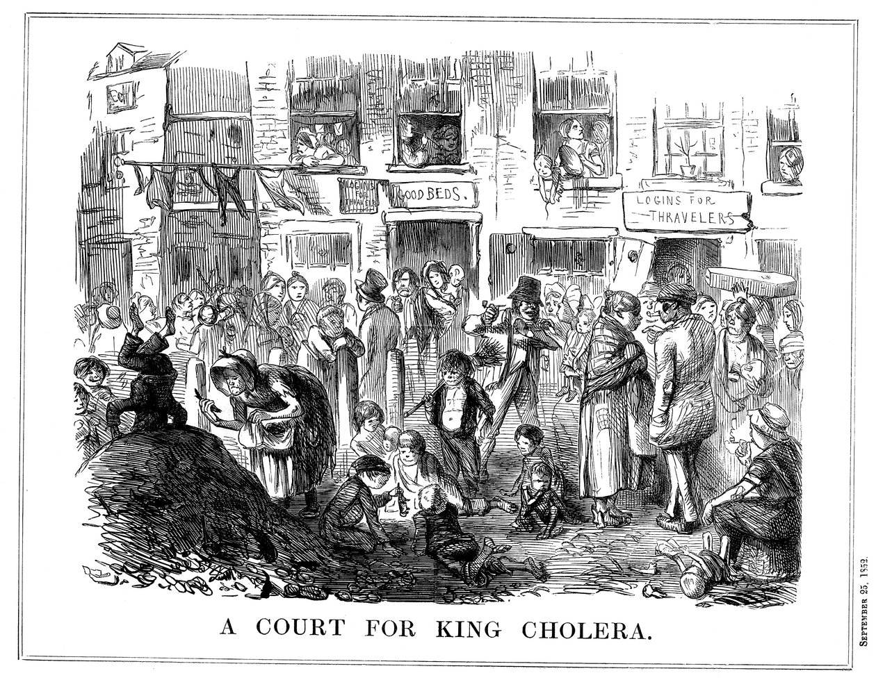 Una Corte para el Rey Cólera, 1852 de Unbekannt