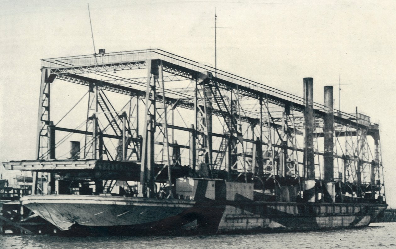 Un ferrocarril flotante, 1922 de Unbekannt