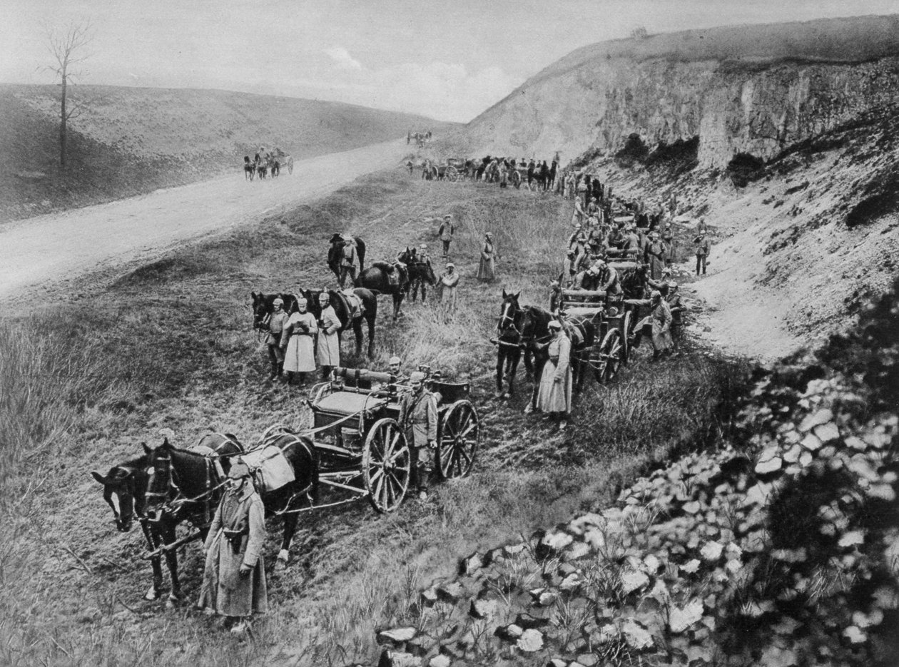 Una unidad de ametralladoras alemana, Primera Guerra Mundial de Unbekannt