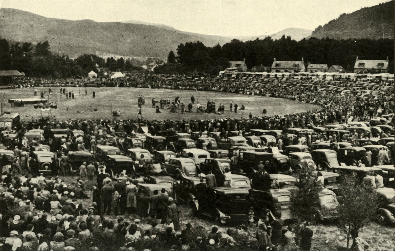 Una reunión en las Tierras Altas en Braemar, c1948 de Unbekannt