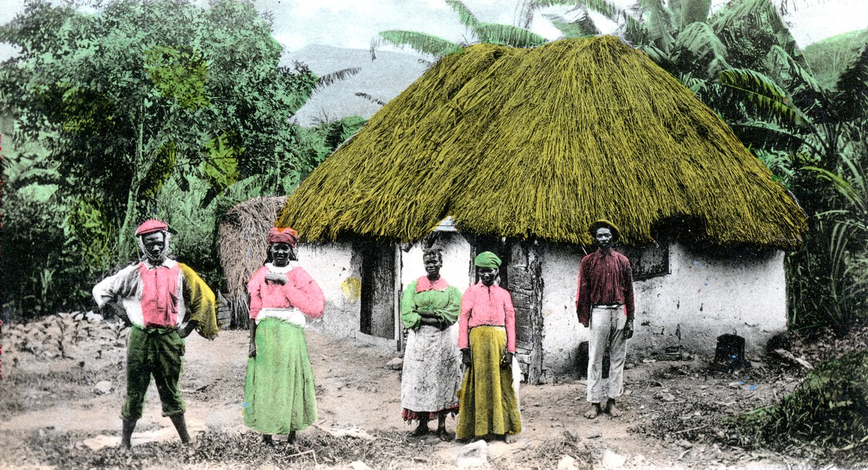 Una aldea jamaicana, c1900s de Unbekannt