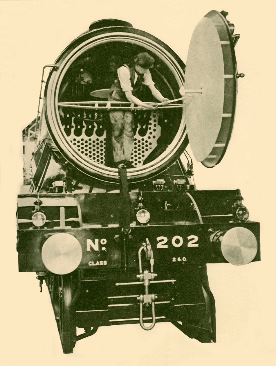 Una locomotora mixta de Londres y del noreste con la caja de humo abierta, c1930 de Unbekannt