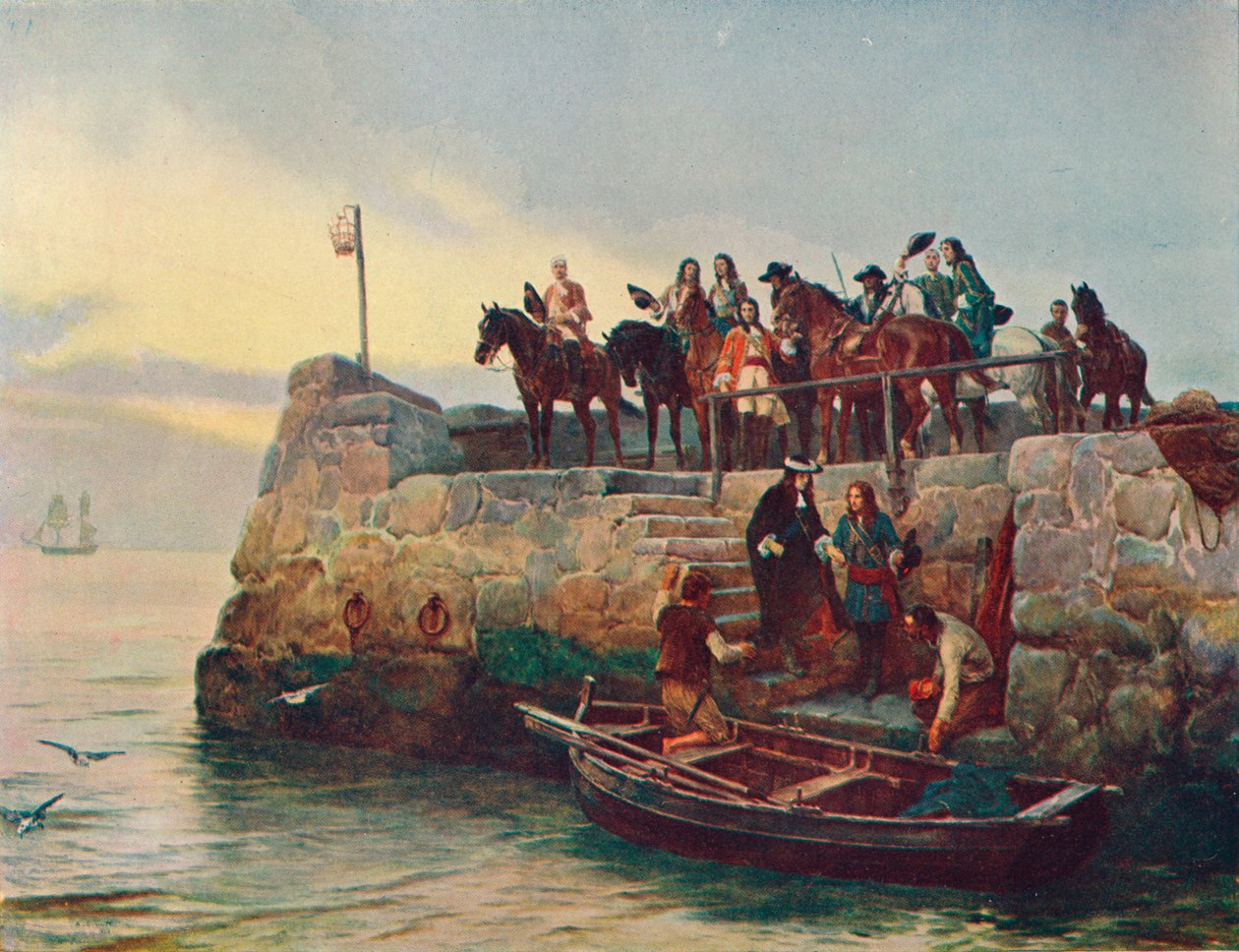 Una causa perdida: la huida de Jacobo II después de la batalla del Boyne de Unbekannt