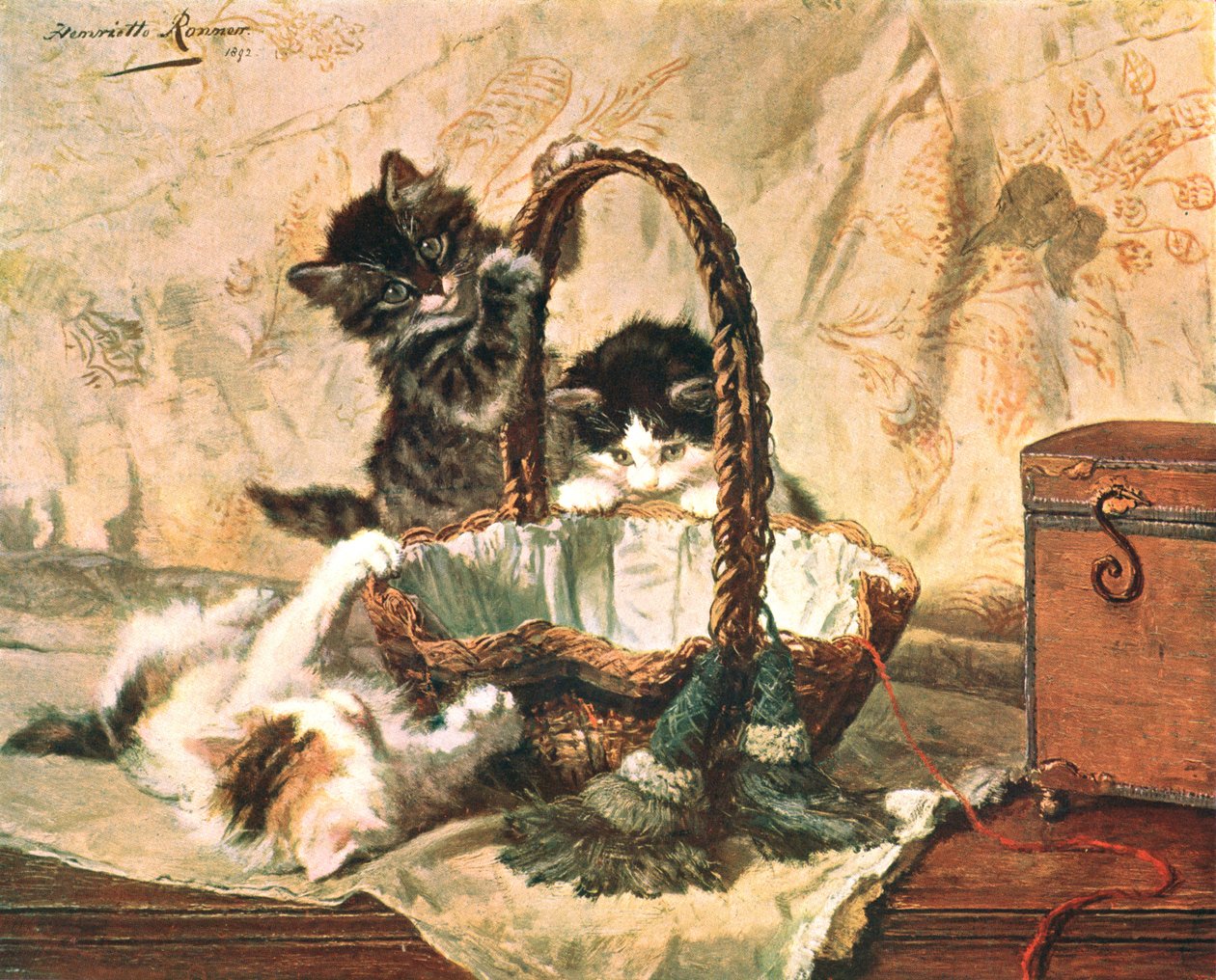 Una Fiesta Alegre, 1892, c. 1902 de Unbekannt