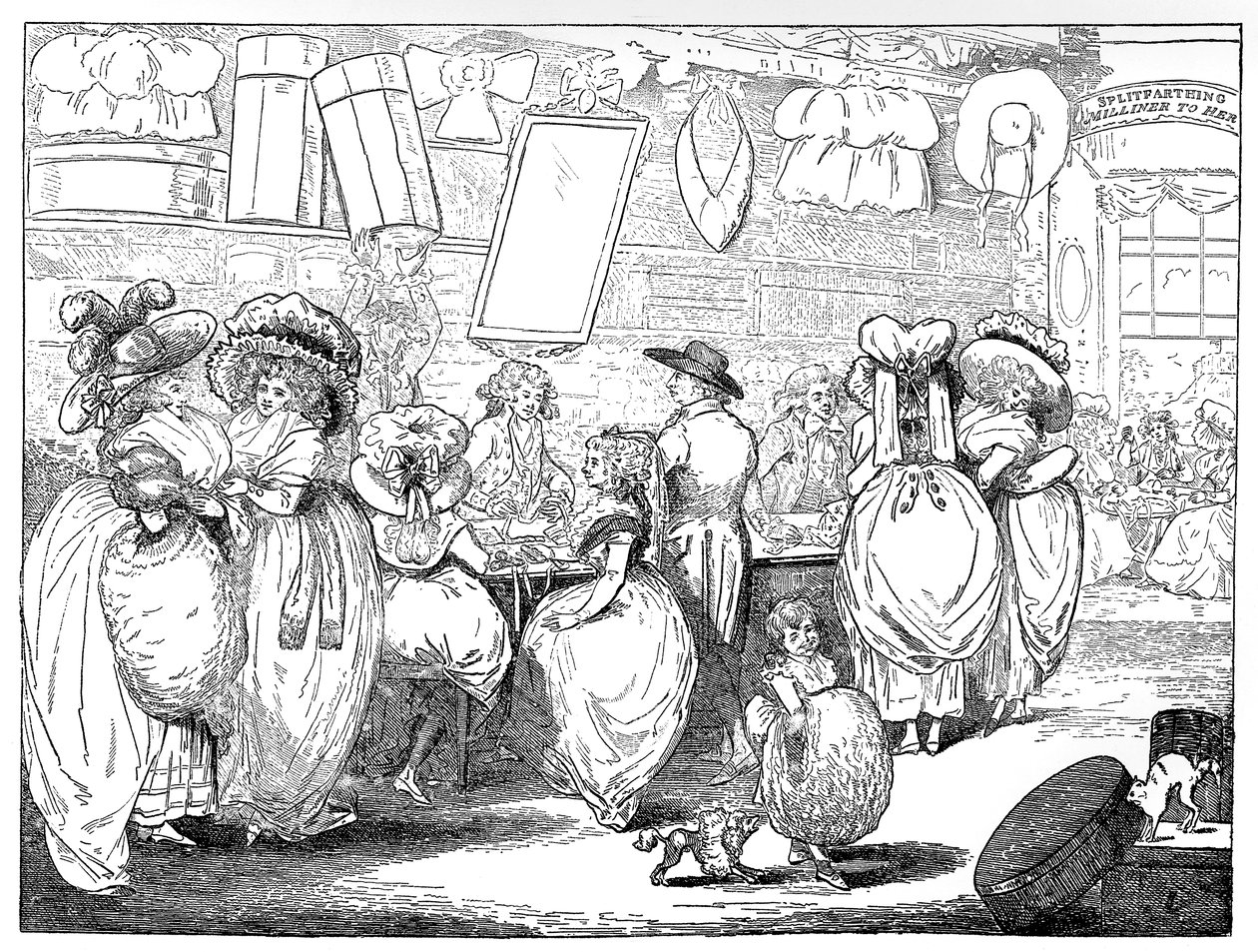 Tienda de sombrereros, 1787 de Unbekannt