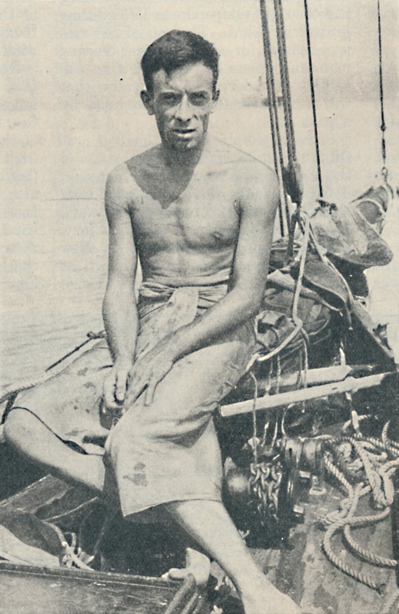 Un Ulises moderno. Gerbault fotografiado en Suva, en las Islas Fiyi de Unbekannt