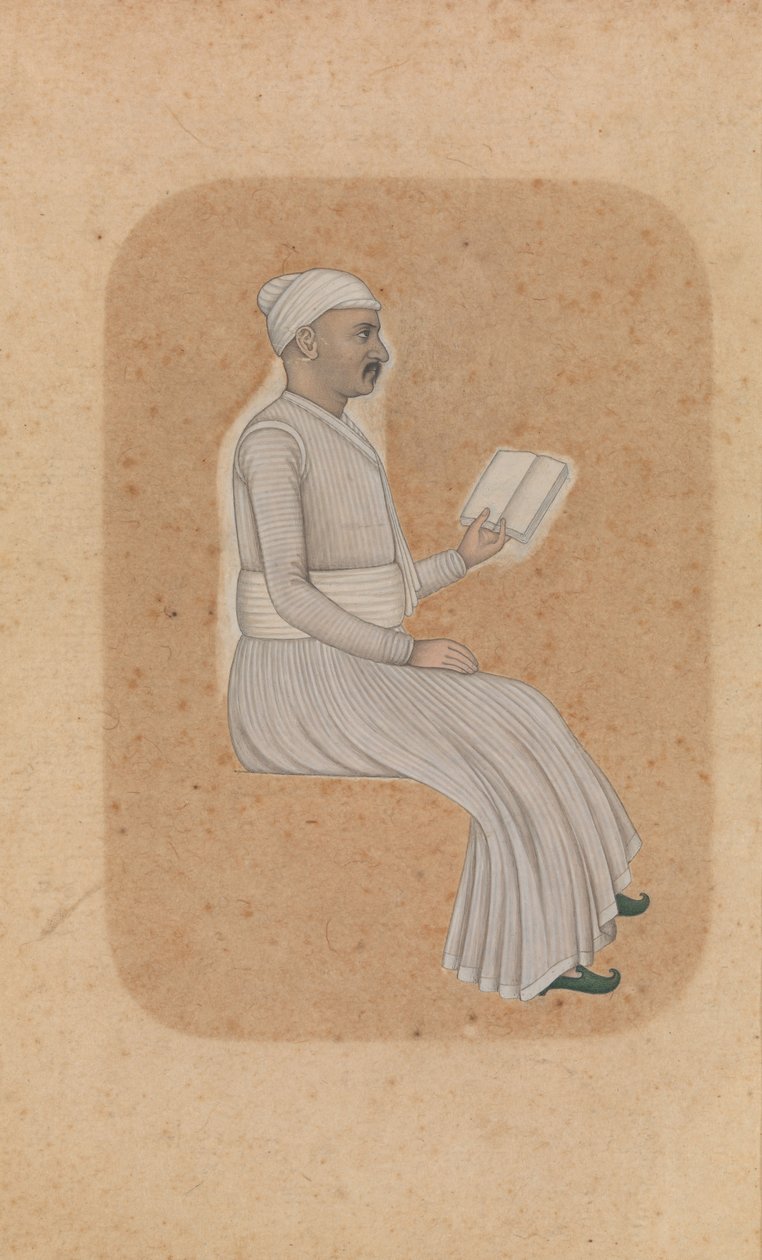 Un noble leyendo, ca. 1750-75 de Unbekannt